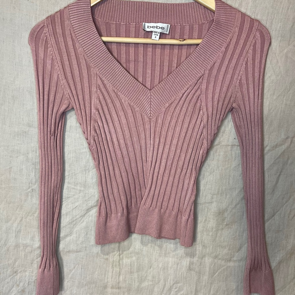 Bebe Ribbed Top